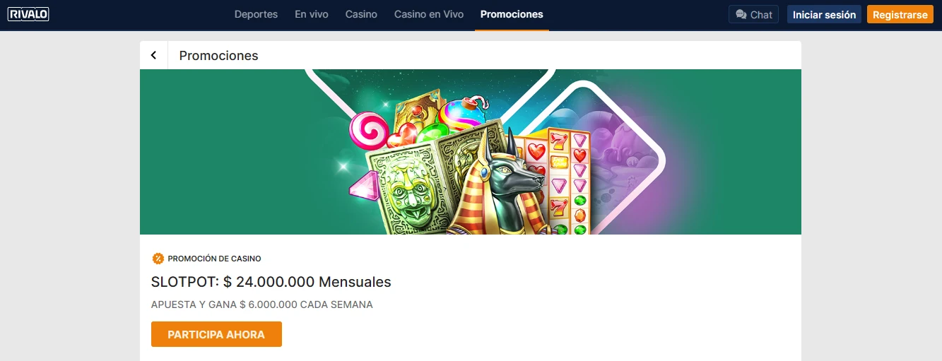 Bonos y promociones en Rivalo Colombia