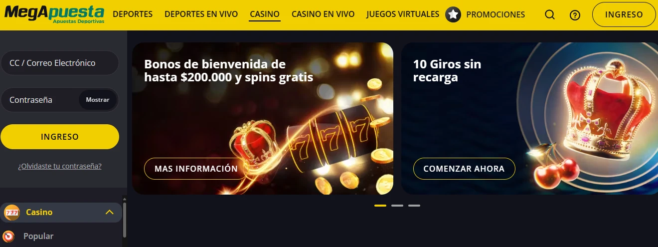 Conoce las promociones de Megapuesta Colombia