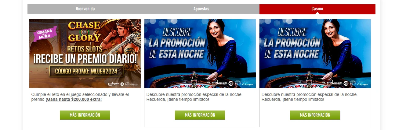 Conoce las promociones de Sportium Colombia