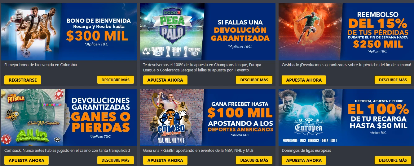 Conoce las promociones de YaJuego Colombia