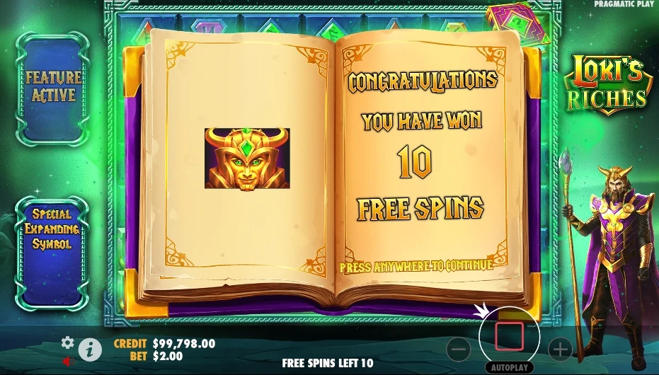Loki's Riches: consigue giros gratis